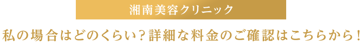 湘南美容クリニック 私の場合はどれぐらい？詳細な金額のご確認はこちらから！