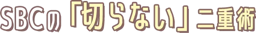 SBCの「切らない」二重術