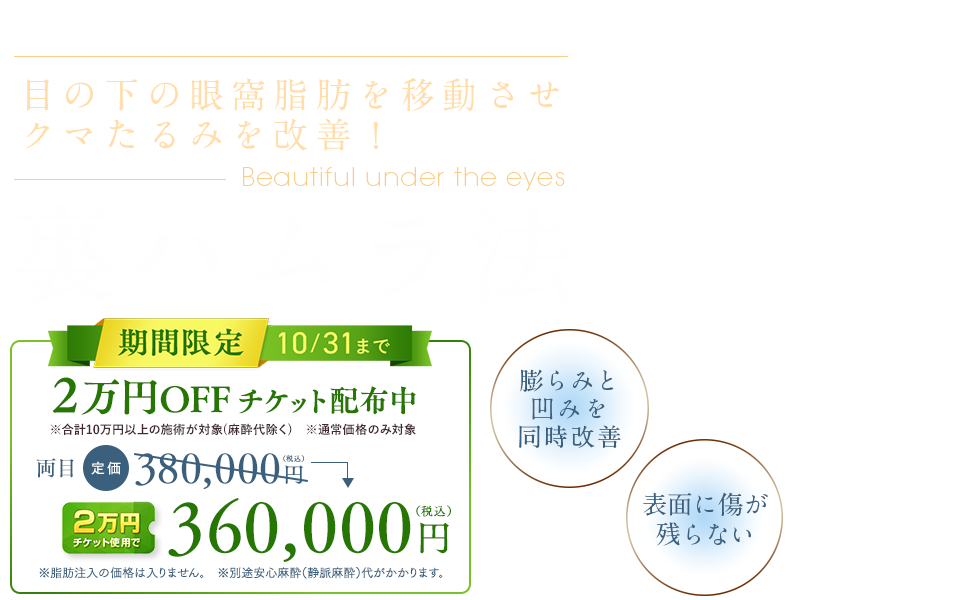 切開ハムラ法、裏ハムラ法