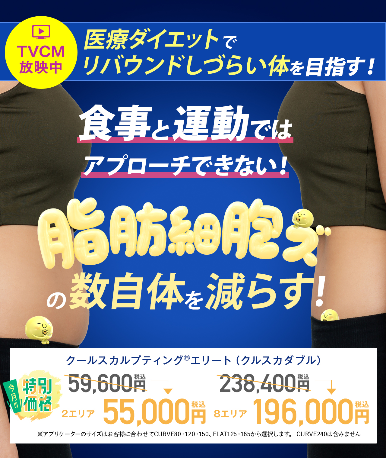 やせたい場所だけ、細胞からやせる｜湘南美容クリニックのメディカルサイズダウン&reg;